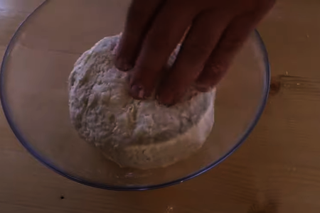Сырные пирожки с мясом (тесто без дрожжей): шаг 2