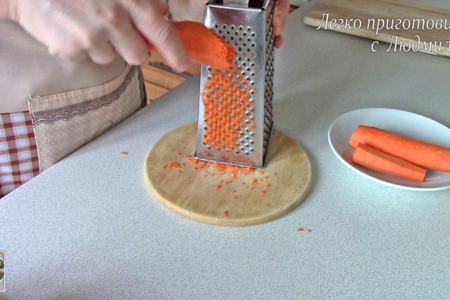 Постный (вегетарианский) морковный торт с цитрусовым кремом: шаг 5