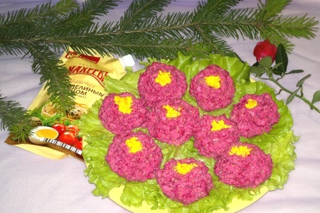 Закуска "зимние розы" с майонезом "махеевъ" #махеевъ_чудеса_за_полчаса: шаг 8