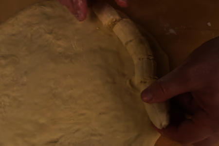 Вкуснейшая выпечка с творогом - хачапури: шаг 4