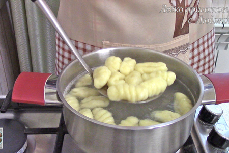 Картофельные ньокки с грибами (постные, вегетарианские): шаг 6