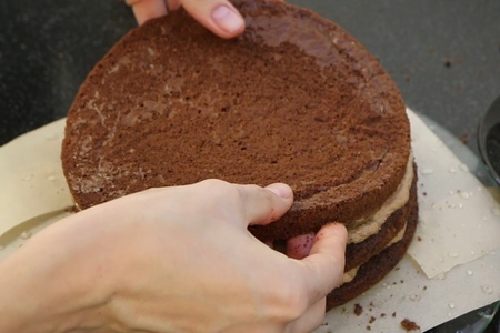 Шоколадный торт "прага": шаг 15