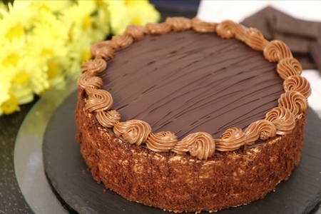 Шоколадный торт "прага": шаг 19