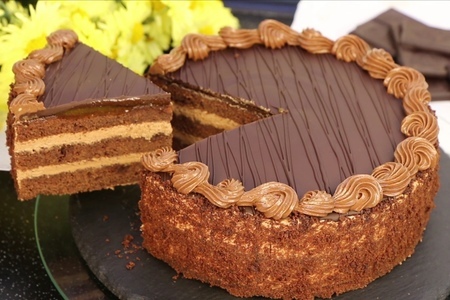Шоколадный торт "прага": шаг 20