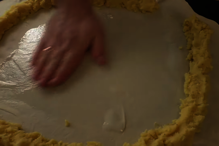 Ленивые пирожки на картофельном отваре: шаг 5