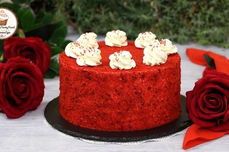 Торт "красный бархат" (американский десерт): шаг 4