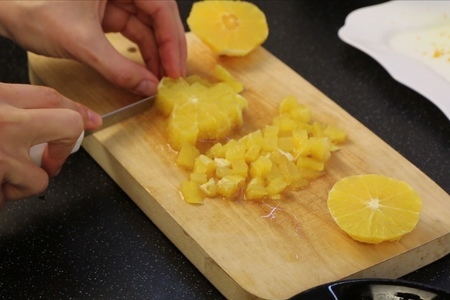 Апельсиновый кекс с сахарной глазурью: шаг 3