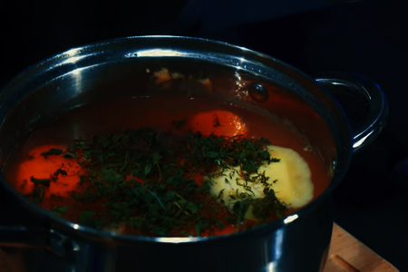 Быстрый гороховый суп-пюре по-домашнему: шаг 6