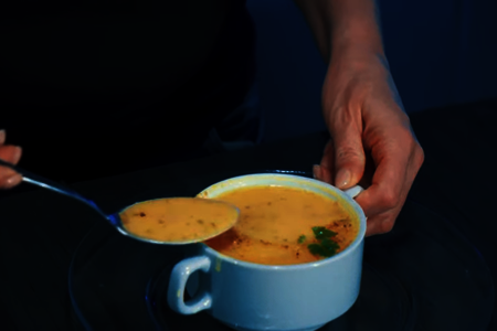 Быстрый гороховый суп-пюре по-домашнему: шаг 9