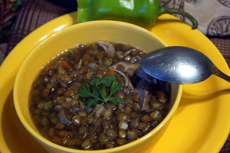 Суп из чечевицы с индейкой: шаг 15