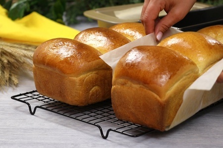 Японский молочный хлеб "хоккайдо": шаг 2