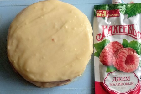 Торт "малиновый наполеон на сковороде" "махеевъ", россия: шаг 11