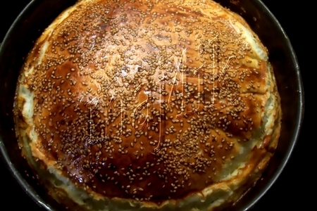 Сырно-луковый пирог "подснежник": шаг 6
