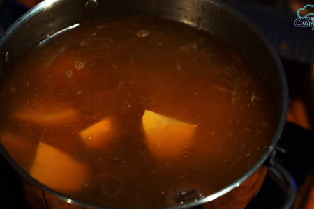 Суп-шурпа по-узбекски из баранины: шаг 3