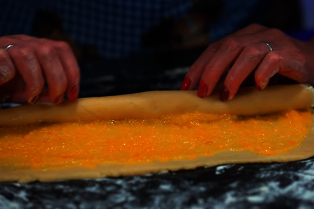 Песочное печенье на сметане с апельсиновой начинкой: шаг 7