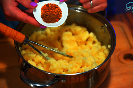 Картофельные зразы с мясным фаршем и грибами: шаг 5