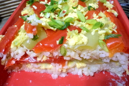Рисовая запеканка с овощами "калейдоскоп" #зожныйкулинар: шаг 8
