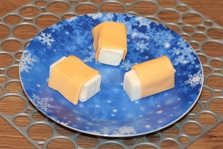 Перец фаршированный сыром в беконе: шаг 2
