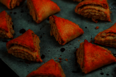 Армянское печенье «гата» из слоеного теста на кефире: шаг 8