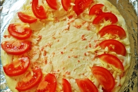 Пицца 4 сыра "золотое кольцо": шаг 1