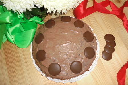 Шоколадный блинный торт #масленица: шаг 7