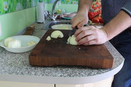 Шашлык с применением гранатового соуса наршараб: шаг 1