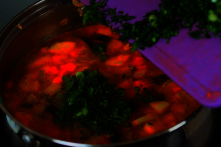 Овощной суп из кабачков с баклажанами: шаг 8