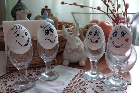 Разрисованные яйца #пасха2021: шаг 3