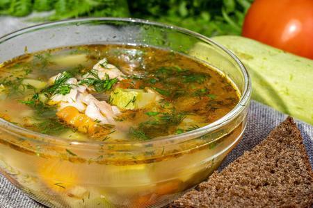 Летний куриный суп с овощами: шаг 9
