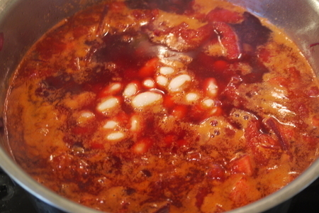 Летний свекольный суп со щавелем и фасолью: шаг 3