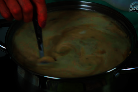 Быстрый грибной суп пюре из шампиньонов со сливками: шаг 8