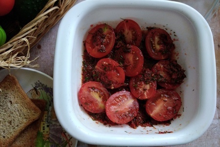 Быстрые перечные помидоры: шаг 8