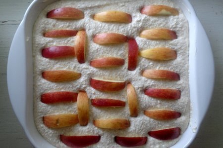 Манник с творогом и яблоками #накормишкольника: шаг 6