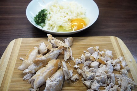 Рисовые котлетки с курицей: шаг 1