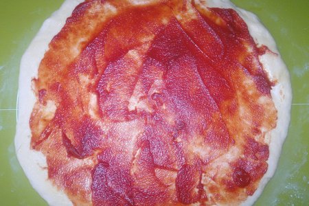 Пицца с ветчиной и помидорами: шаг 10