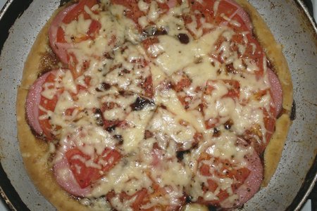 Бездрожжевая пицца с соусом терияки: шаг 12