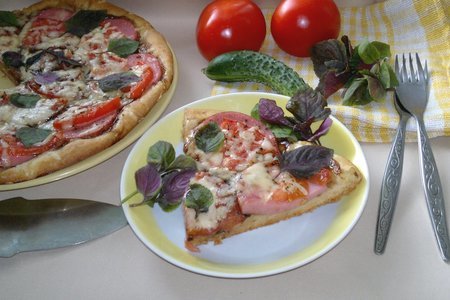 Бездрожжевая пицца с соусом терияки: шаг 13