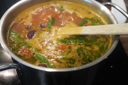 Густой овощной болгарский суп “манджа”: шаг 5