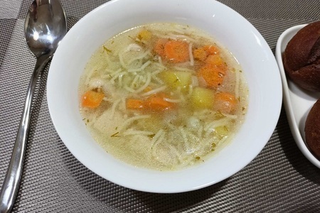 Куриный суп с вермишелью: шаг 6