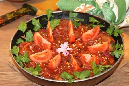 Пряные фрикадельки в томатном соусе #постныйстол : шаг 13