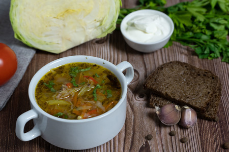 Заправочный суп из свежей капусты с мясом баранины: шаг 9