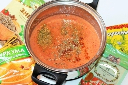Фасолевый суп-пюре с томатами #постныйстол: шаг 6