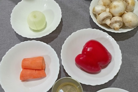 Перловка с грибами— рецепт постного блюда для мультиварки  #постныйстол: шаг 1