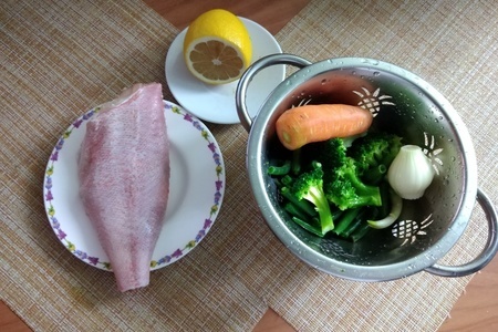 Запечённые овощи с морским окунем #постныйстол: шаг 1