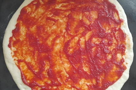 Пицца с тофу, свёклой и соусом из черемши #постныйстол: шаг 7