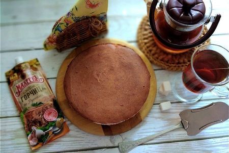 Горчичный пирог с жареным луком и капустой "махеевъ" #махеевъ: шаг 12