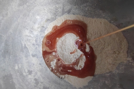 Рыбный пирог на томатном тесте "махеевъ" #махеевъ: шаг 2