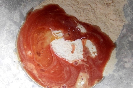 Рыбный пирог на томатном тесте "махеевъ" #махеевъ: шаг 3
