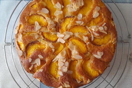 Пирог с персиками: шаг 12
