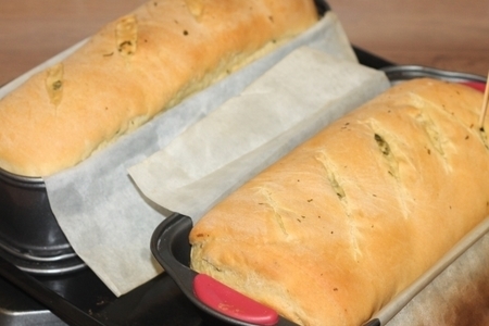 Хлеб с зеленым чесночным соусом: шаг 19